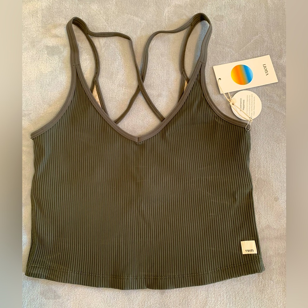Vuori Women’s New Rib Crop Tank